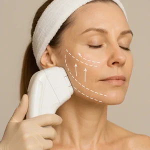 Woman having HI-FU to reduce wrinkles call LA LIPO Oxfordshire Now!